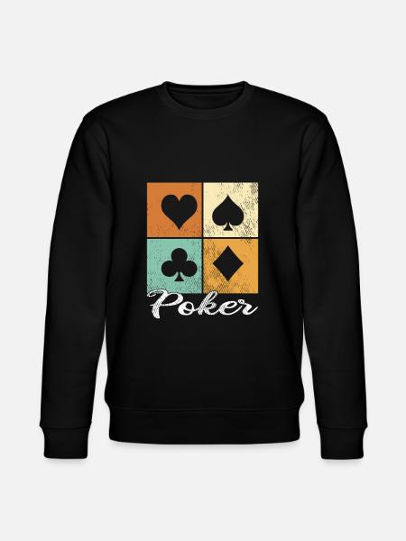 Poker - Stanley/Stella CHANGER Unisex Organic Sweatshirt - black