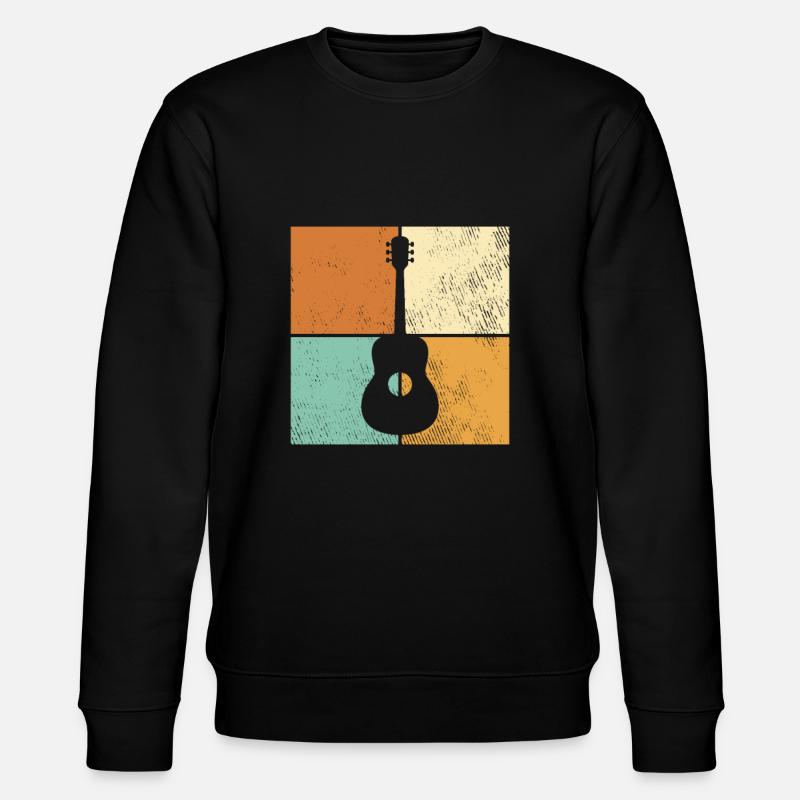 Guitar - Stanley/Stella CHANGER Unisex Organic Sweatshirt - black