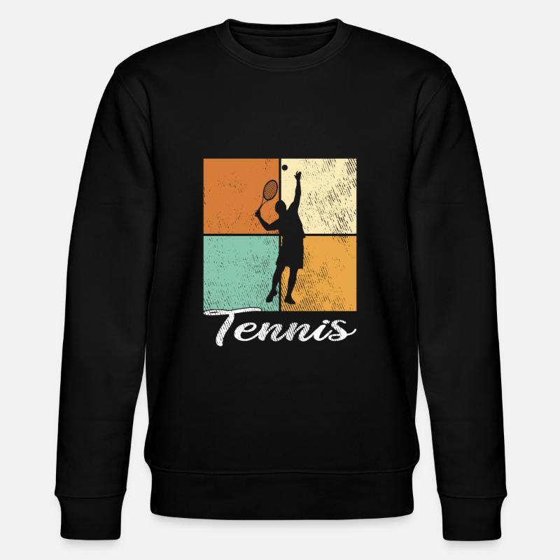 Tennis - Sweat bio CHANGER Stanley/Stella Unisexe - noir