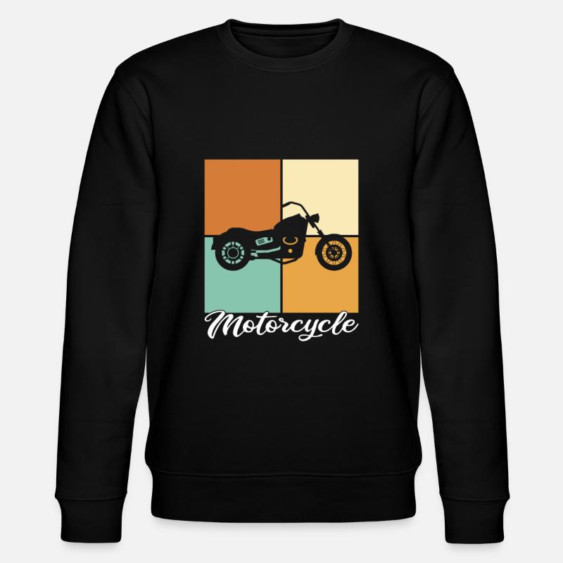 Motorrad - Stanley/Stella Unisex Bio-Sweatshirt CHANGER  - Schwarz