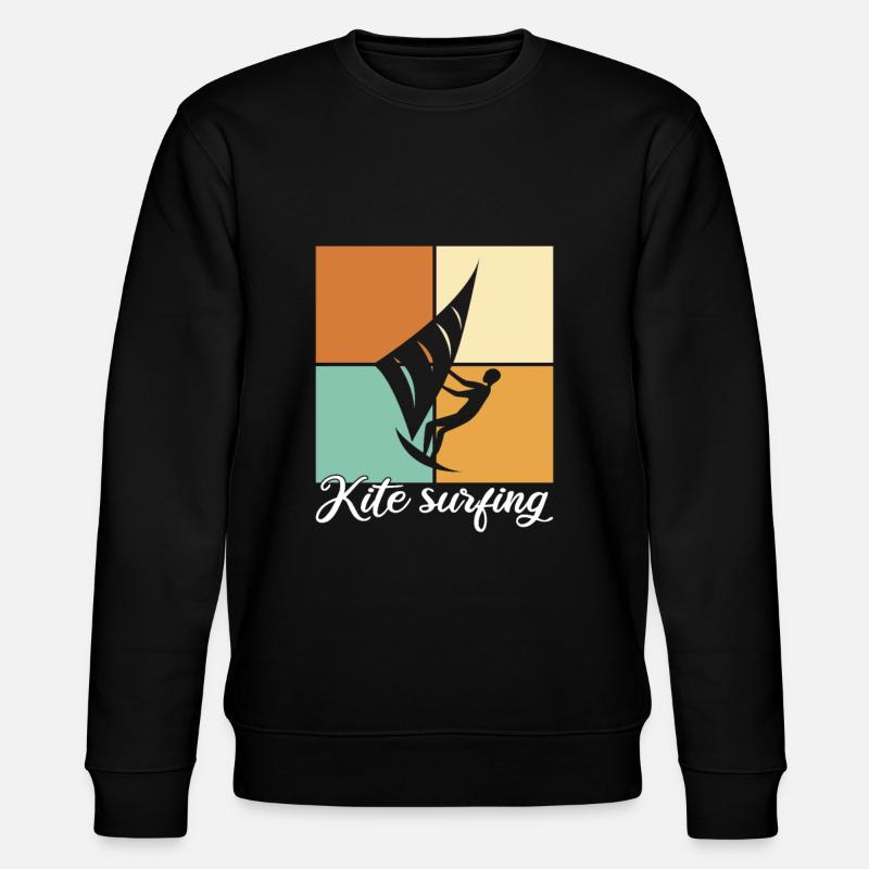 Kite surf - Sweat bio CHANGER Stanley/Stella Unisexe - noir