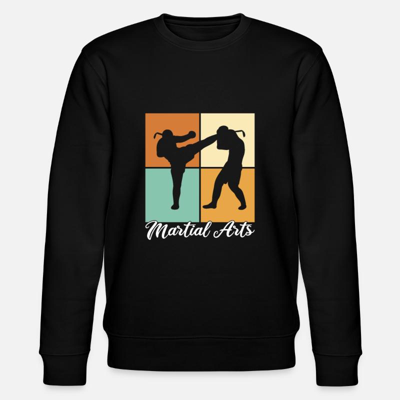 MMA - Stanley/Stella CHANGER Unisex Organic Sweatshirt - black