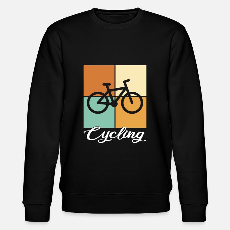Bicycle - Stanley/Stella CHANGER Unisex Organic Sweatshirt - black