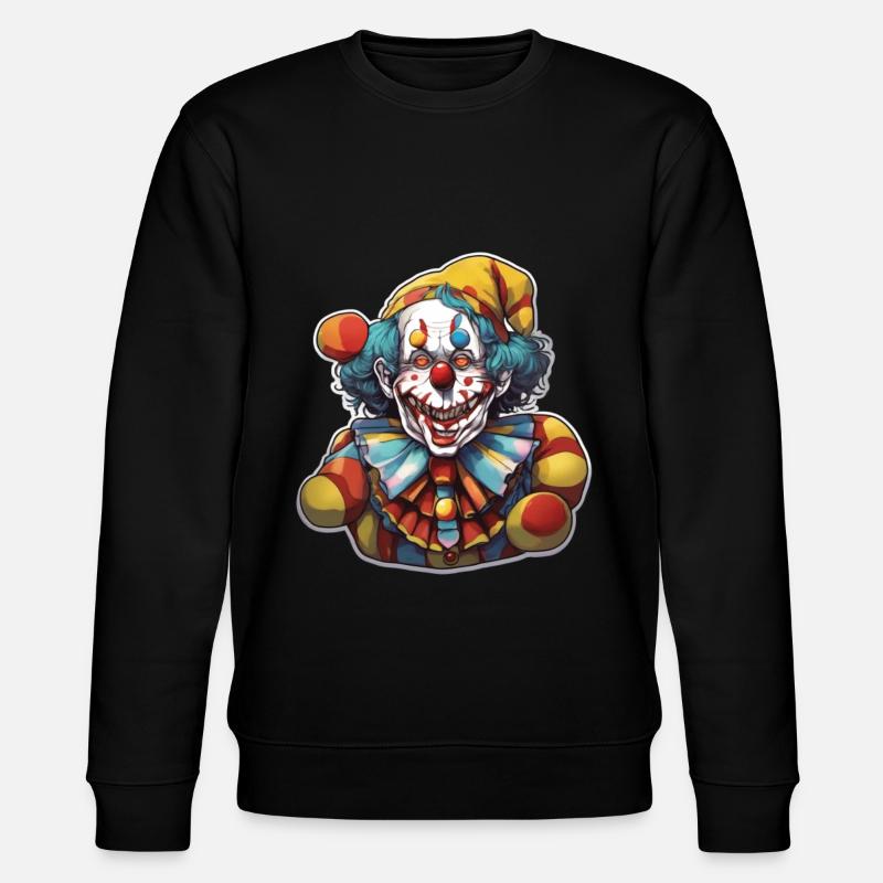 Clown - Stanley/Stella Unisex Bio-Sweatshirt CHANGER  - Schwarz