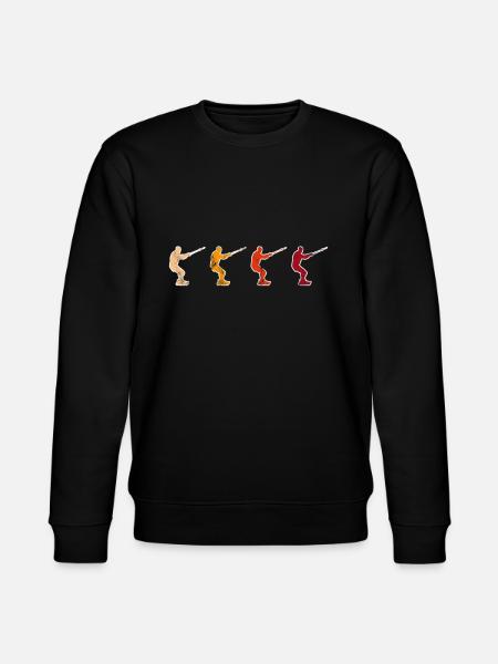 Kite Surfing Retro - Stanley/Stella CHANGER Unisex Organic Sweatshirt - black