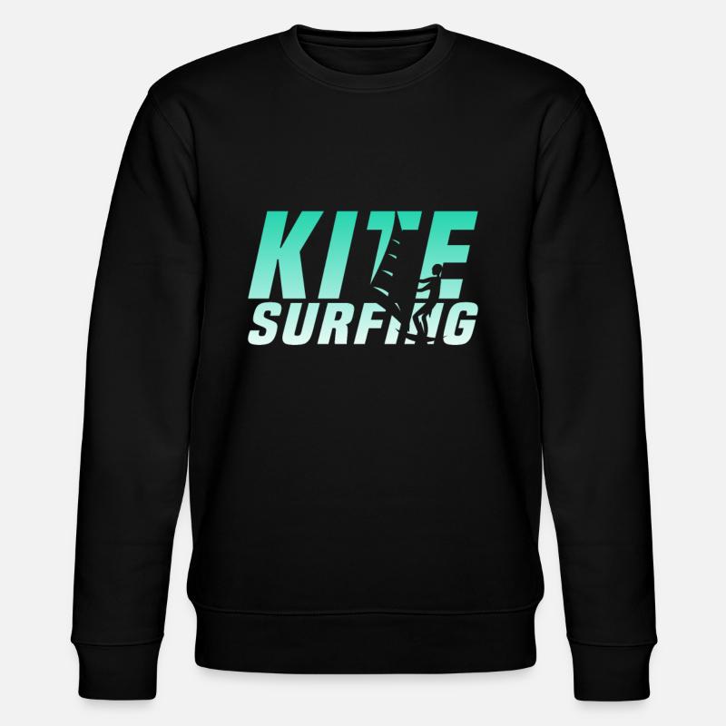 Kite Surfing - Stanley/Stella CHANGER Unisex Organic Sweatshirt - black
