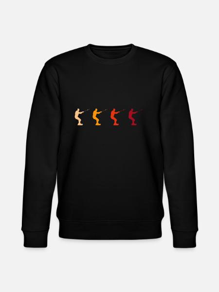 Kite Surf Retro - Stanley/Stella CHANGER Unisex Organic Sweatshirt - black