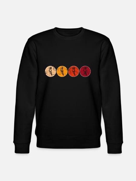 Pelikan Retro - Stanley/Stella CHANGER Unisex Organic Sweatshirt - black