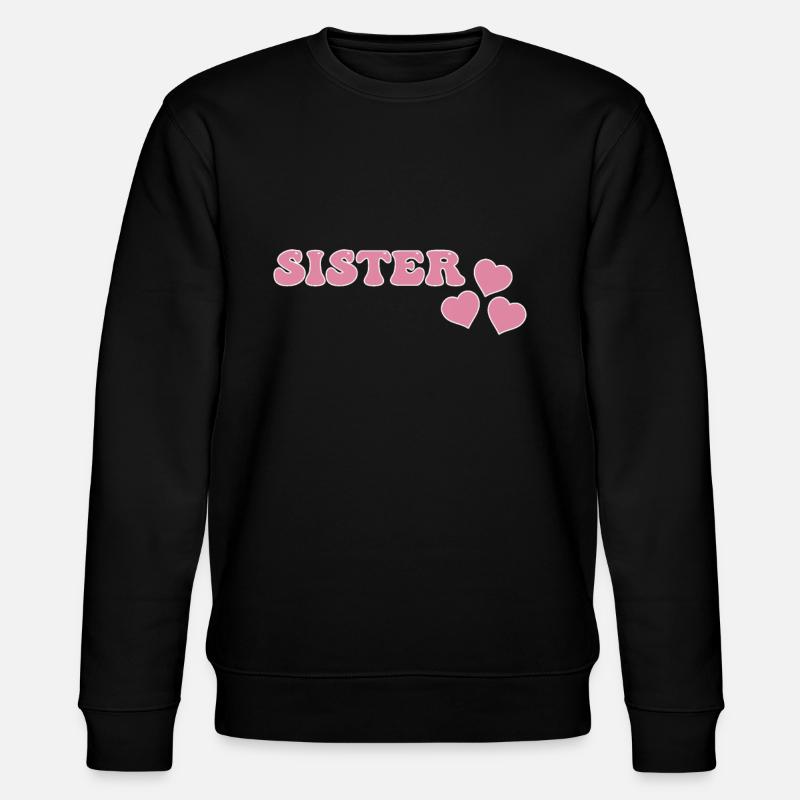 Schwester - Stanley/Stella Unisex Bio-Sweatshirt CHANGER - Schwarz