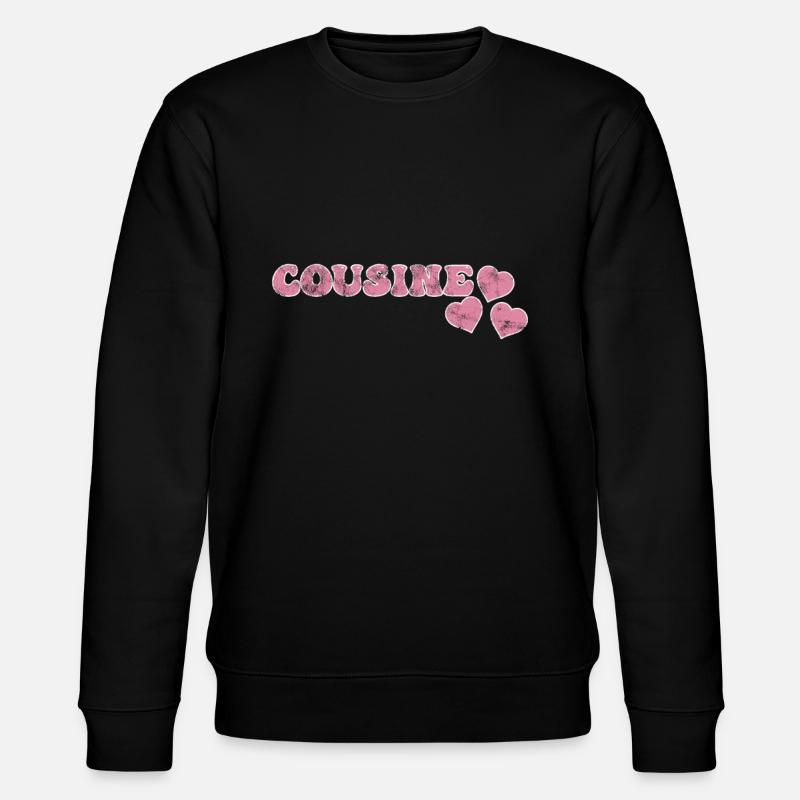 Cousine - Stanley/Stella Unisex Bio-Sweatshirt CHANGER  - Schwarz