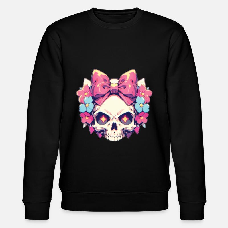 Skulls - Stanley/Stella Unisex Bio-Sweatshirt CHANGER  - Schwarz