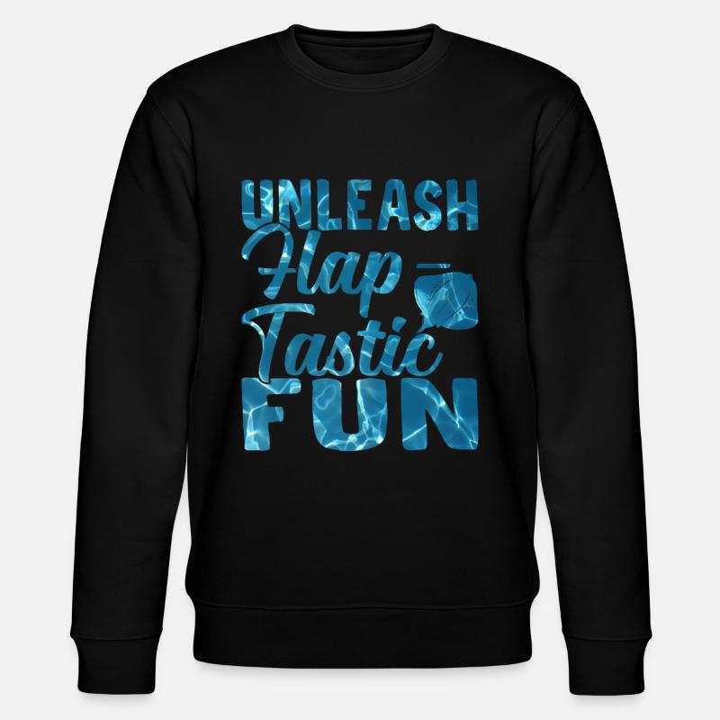 Mantarochen Klappe - Tastischer Spaß Mantarochen - Stanley/Stella Unisex Bio-Sweatshirt CHANGER  - Schwarz