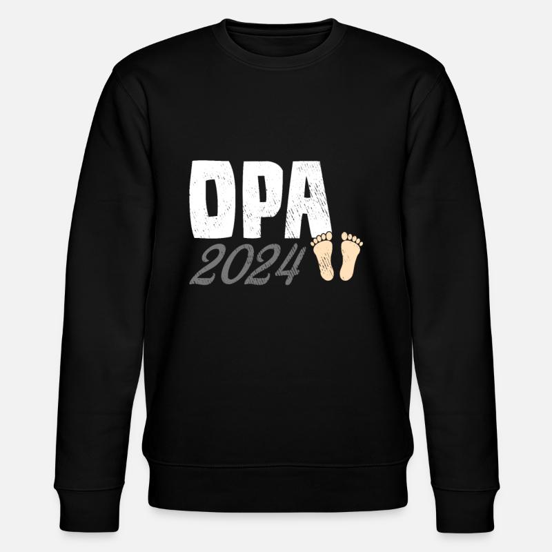Opa 2024 - Stanley/Stella Unisex Bio-Sweatshirt CHANGER  - Schwarz
