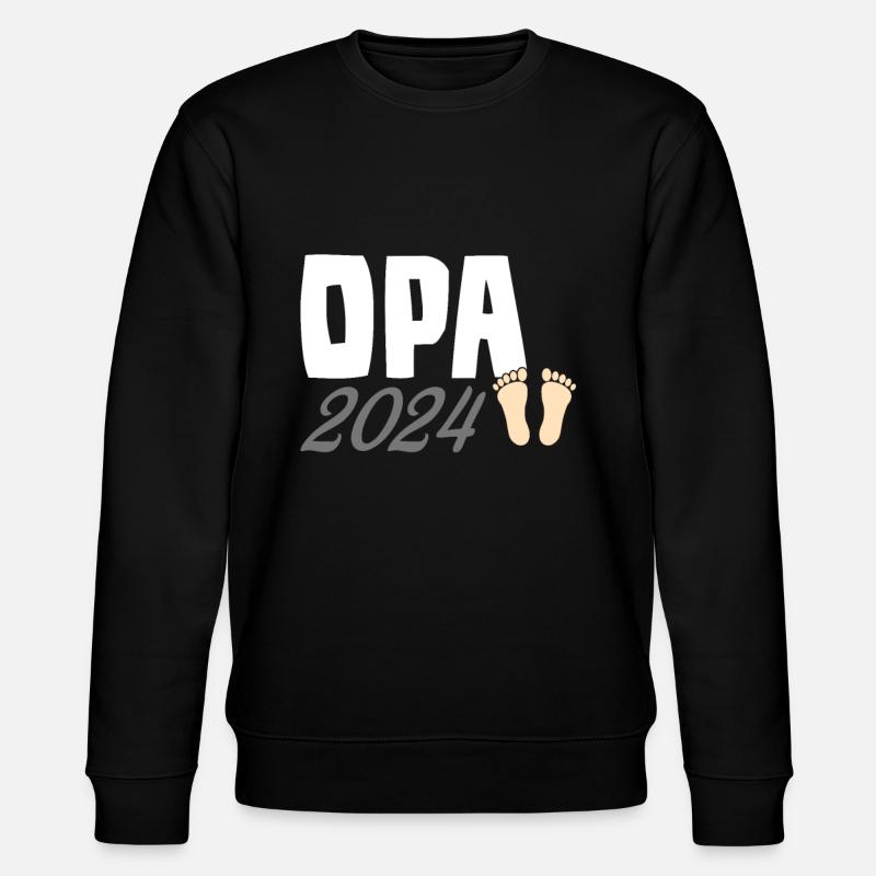 Opa 2024 - Stanley/Stella Unisex Bio-Sweatshirt CHANGER  - Schwarz