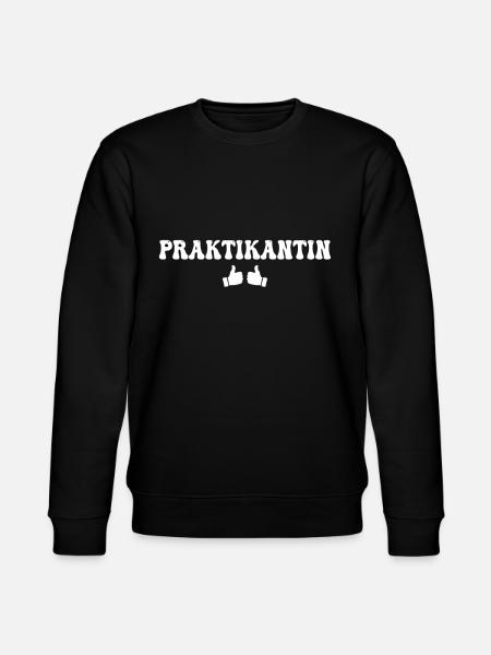 Praktikantin - Stanley/Stella Unisex Bio-Sweatshirt CHANGER  - Schwarz