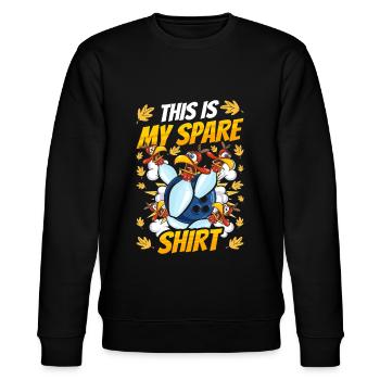 Thanksgiving Bowl Bowler Strike Pin Sport Bowling - Stanley/Stella Unisex Bio-Sweatshirt CHANGER  - Schwarz - Vorne - Nik (191cm) & Marisol (170cm)