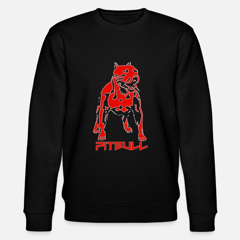Pitbull - Stanley/Stella Unisex Bio-Sweatshirt CHANGER  - Schwarz