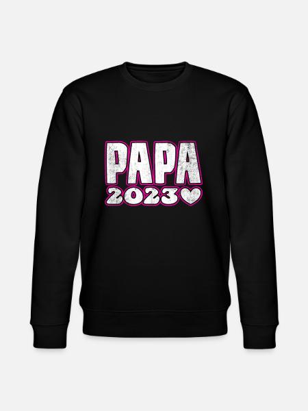 Papa 2023 - Stanley/Stella Unisex Bio-Sweatshirt CHANGER - Schwarz