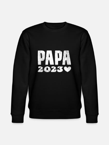 Papa 2023 - Stanley/Stella Unisex Bio-Sweatshirt CHANGER  - Schwarz