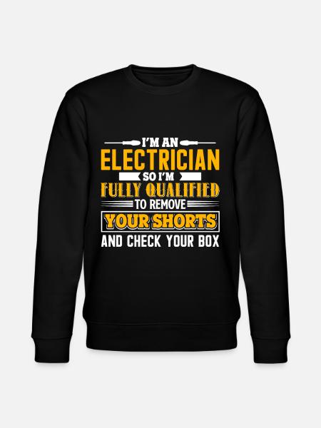 Electrician I'm An Electrician - Stanley/Stella CHANGER Unisex Organic Sweatshirt - black