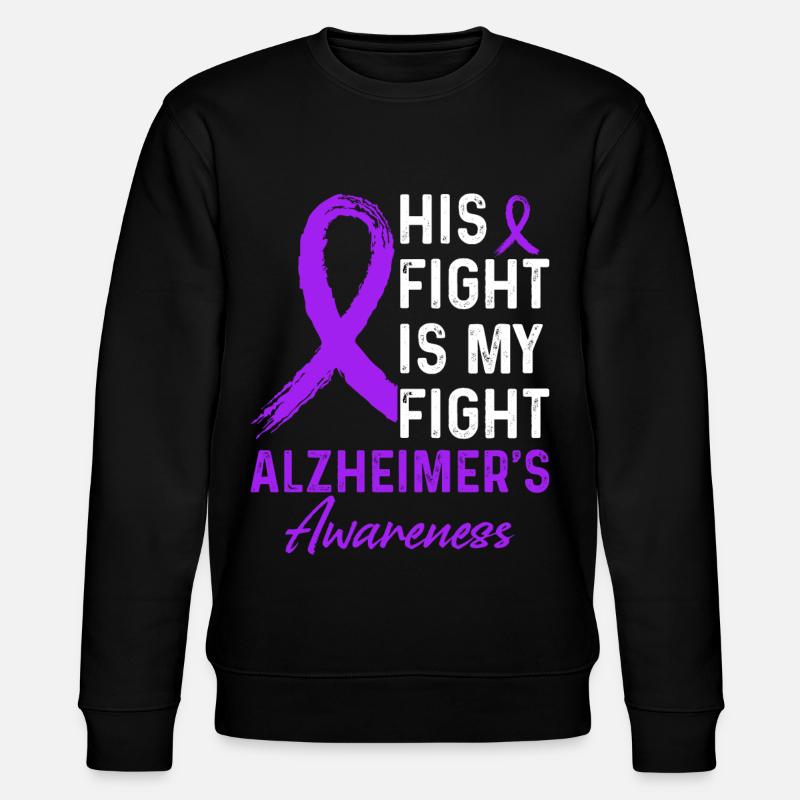 Kampf Alzheimer Awareness - Stanley/Stella Unisex Bio-Sweatshirt CHANGER  - Schwarz