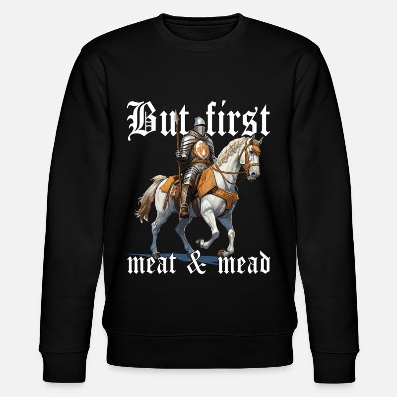 medieval re-enactment costume - Stanley/Stella CHANGER Unisex Organic Sweatshirt - black