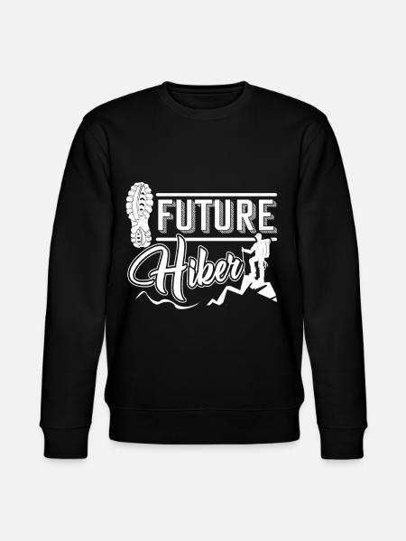 Hiking Future Hiker - Stanley/Stella CHANGER Unisex Organic Sweatshirt - black