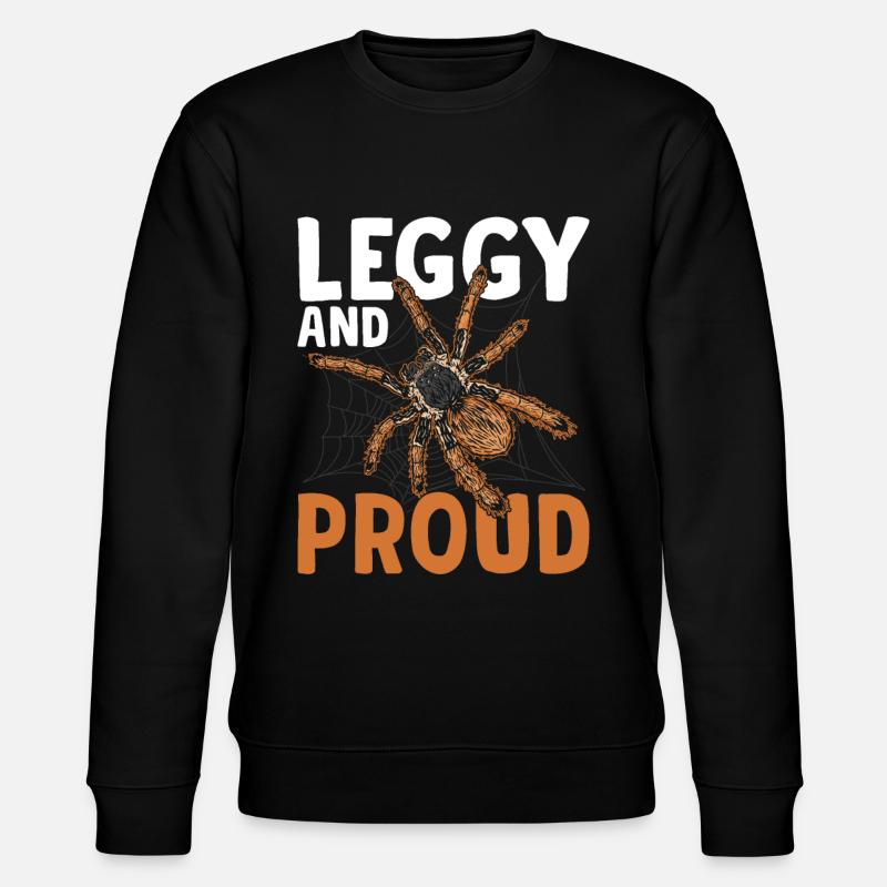 Long-legged and proud tarantula owners - Stanley/Stella CHANGER Unisex Organic Sweatshirt - black