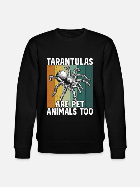 Tarantulas, pets, spider owners - Stanley/Stella CHANGER Unisex Organic Sweatshirt - black