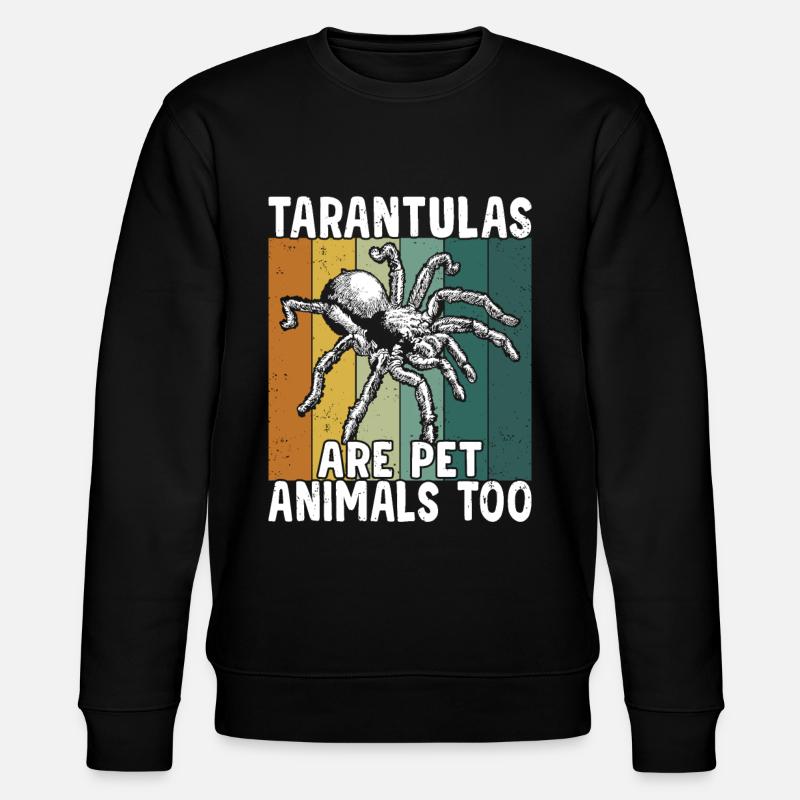 Tarantulas, pets, spider owners - Stanley/Stella CHANGER Unisex Organic Sweatshirt - black
