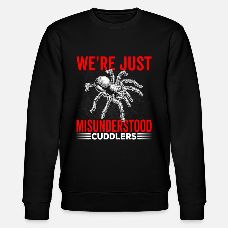 Misunderstood cuddly tarantula owners - Stanley/Stella CHANGER Unisex Organic Sweatshirt - black