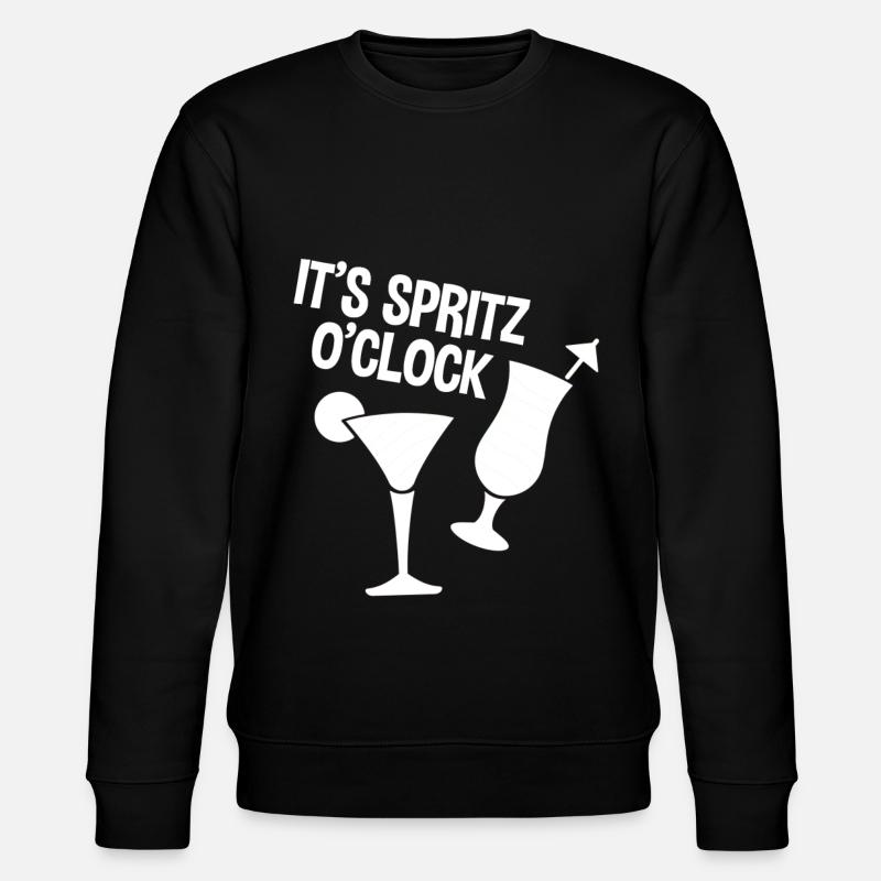 C’est Spritz O’clock 2 - Sweat bio CHANGER Stanley/Stella Unisexe - noir