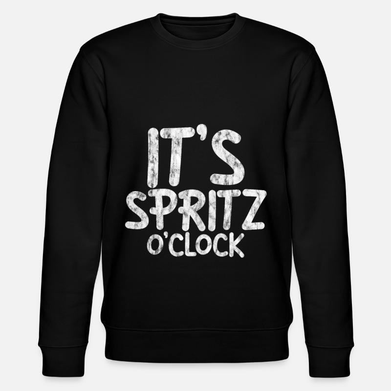 It's Spritz O'clock 3 - Stanley/Stella CHANGER Unisex Organic Sweatshirt - black