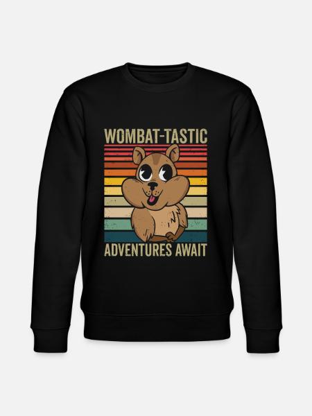 Wombat-tastic Adventures Owner of - Stanley/Stella CHANGER Unisex Organic Sweatshirt - black