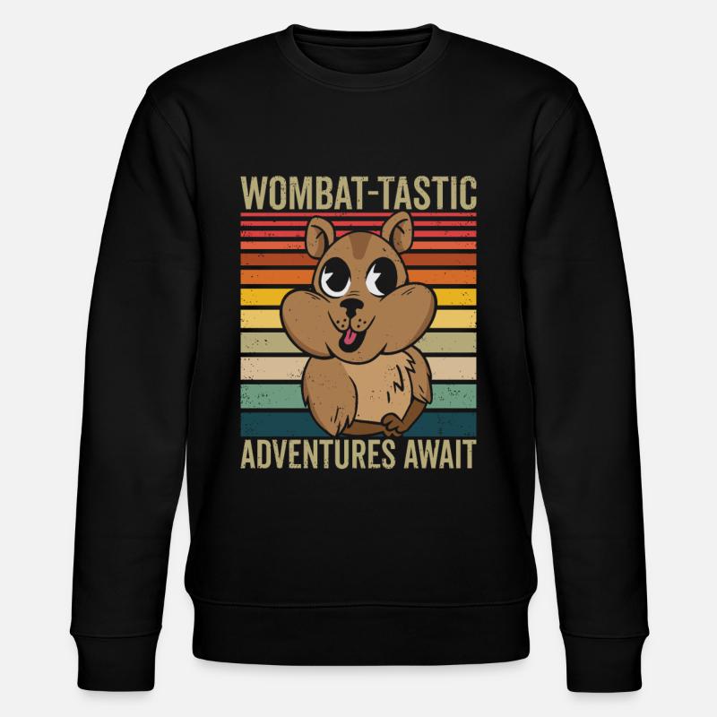 Wombat-tastic Adventures Propriétaire de - Sweat bio CHANGER Stanley/Stella Unisexe - noir