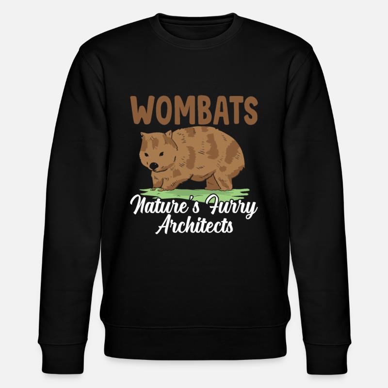 Furry Architects Wombat Propriétaire Australien - Sweat bio CHANGER Stanley/Stella Unisexe - noir