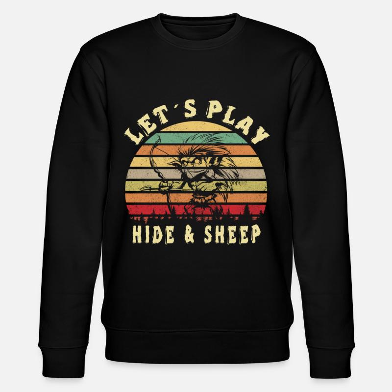 Let's hide - Stanley/Stella CHANGER Unisex Organic Sweatshirt - black