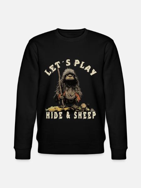 Let's hide - Stanley/Stella CHANGER Unisex Organic Sweatshirt - black