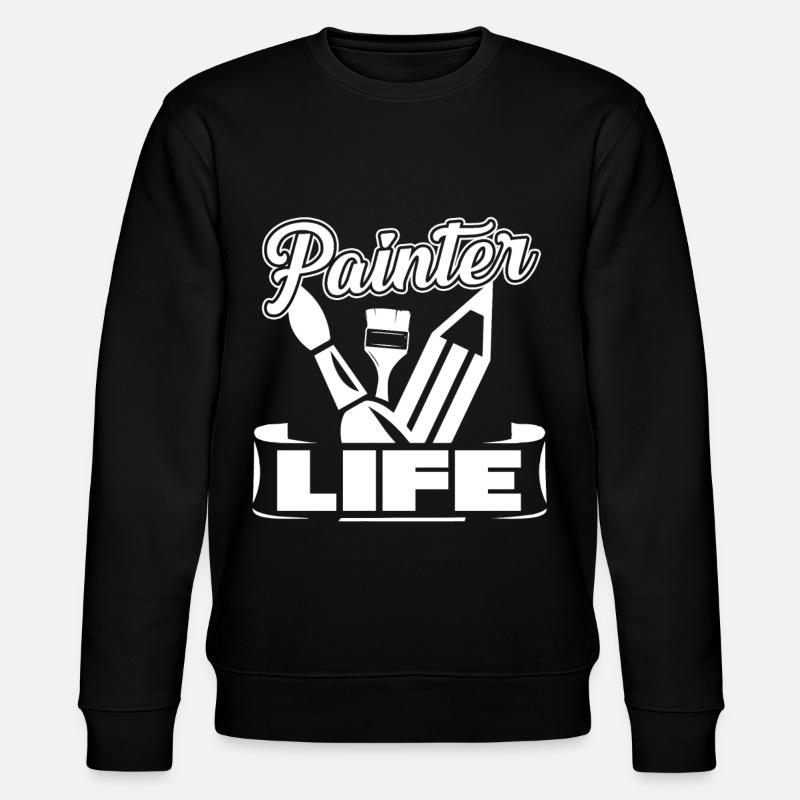 Painter Painter Life - Stanley/Stella CHANGER Unisex Organic Sweatshirt - black