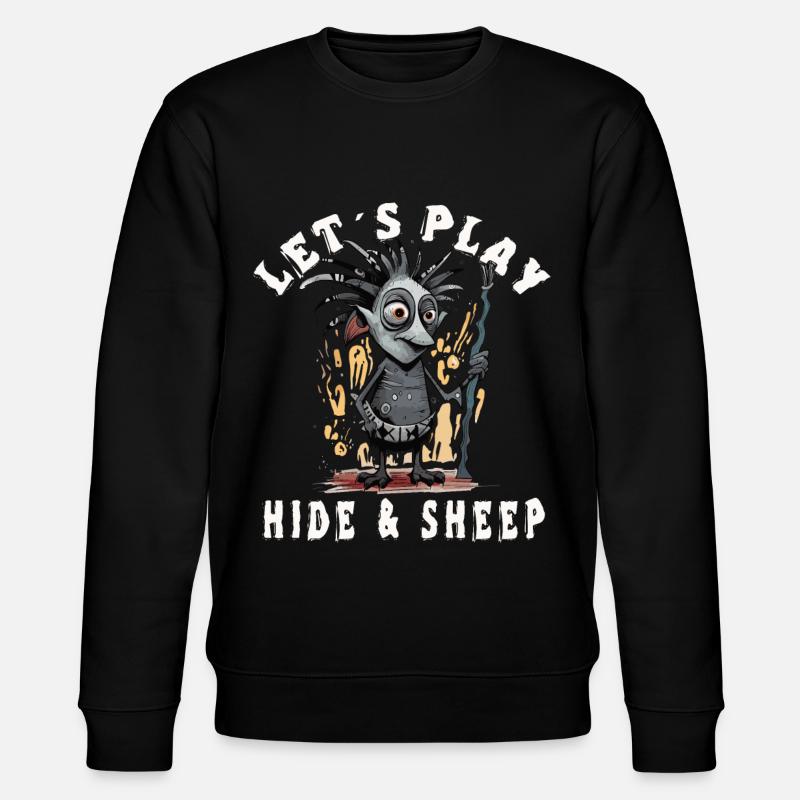 Lass Uns Verstecken - Stanley/Stella Unisex Bio-Sweatshirt CHANGER  - Schwarz