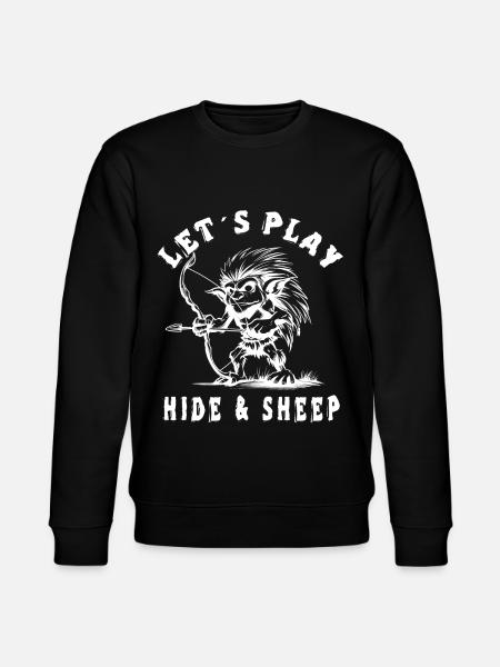 Let's hide - Stanley/Stella CHANGER Unisex Organic Sweatshirt - black