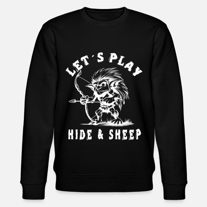 Let's hide - Stanley/Stella CHANGER Unisex Organic Sweatshirt - black