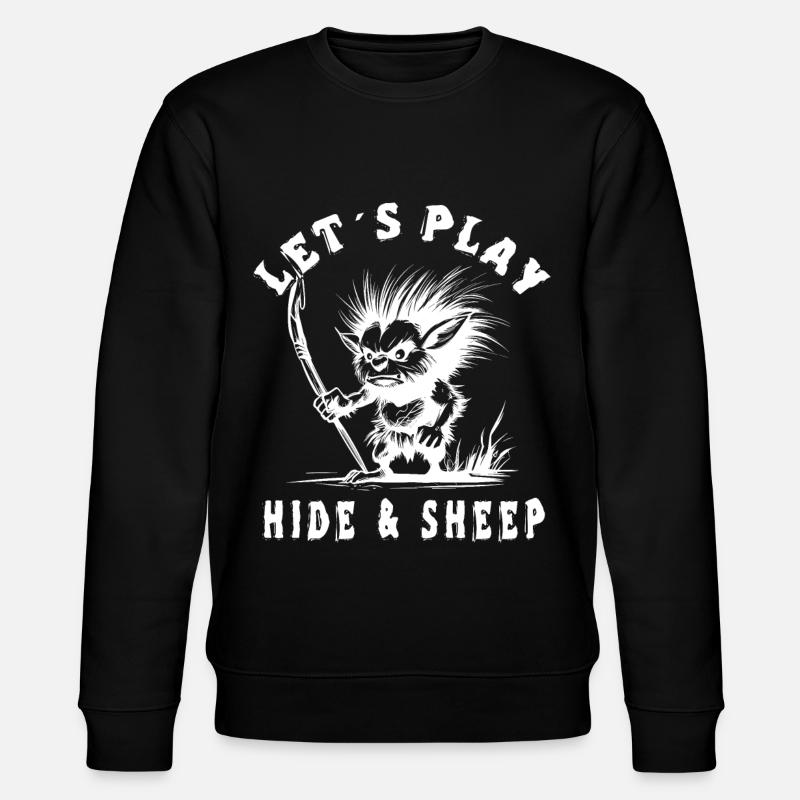 Let's hide - Stanley/Stella CHANGER Unisex Organic Sweatshirt - black