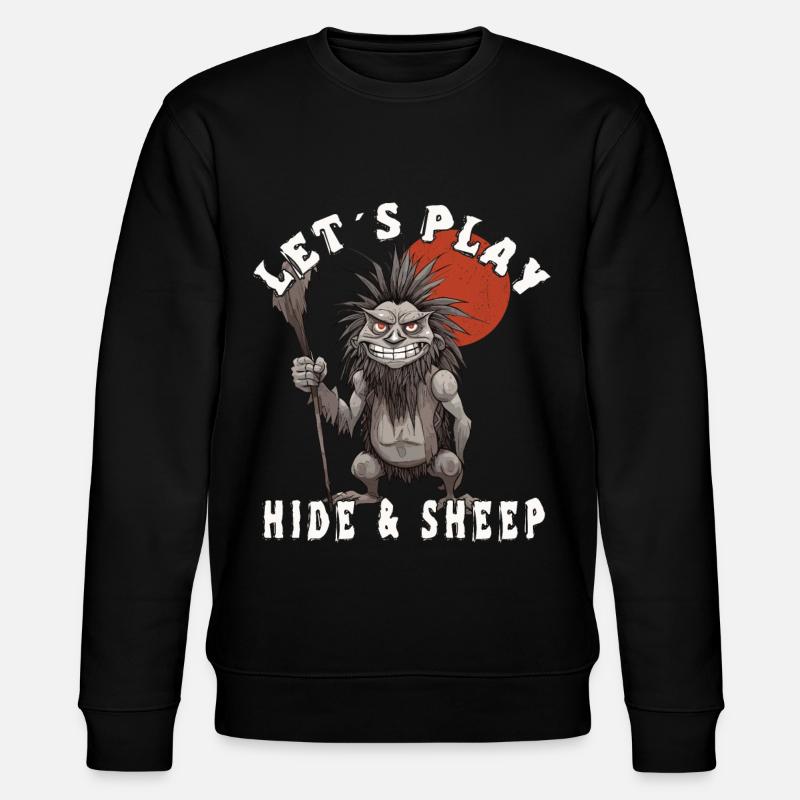 Let's hide - Stanley/Stella CHANGER Unisex Organic Sweatshirt - black