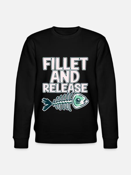 Fillet And Release 2 - Stanley/Stella CHANGER Unisex Organic Sweatshirt - black