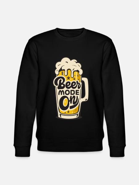 Beer Mode On Biertrinker Bierliebhaber - Stanley/Stella Unisex Bio-Sweatshirt CHANGER  - Schwarz