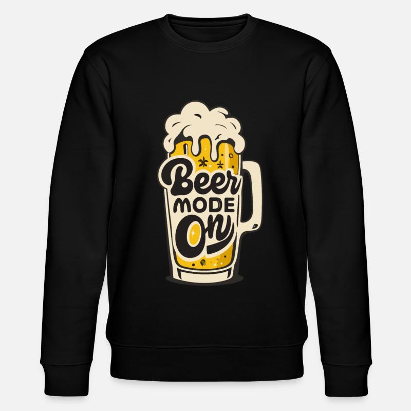 Beer Mode On Biertrinker Bierliebhaber - Stanley/Stella Unisex Bio-Sweatshirt CHANGER  - Schwarz