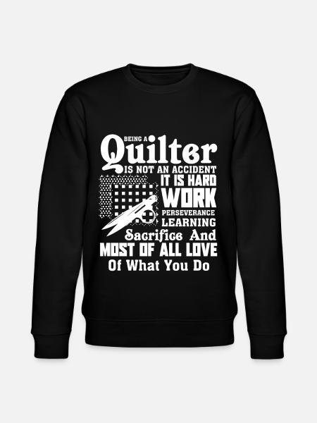 Quilter Being A Quilter - Stanley/Stella CHANGER Unisex Organic Sweatshirt - black