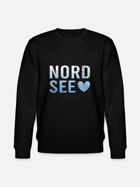 Nordsee - Stanley/Stella Unisex Bio-Sweatshirt CHANGER  - Schwarz