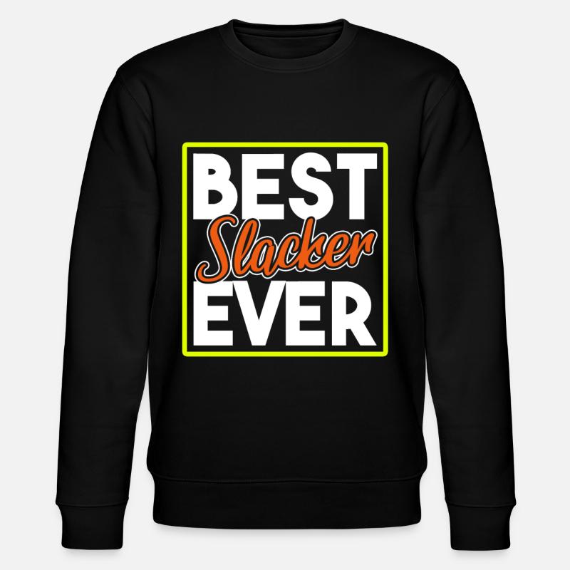 Slacklining Best Slacker Ever - Stanley/Stella CHANGER Unisex Organic Sweatshirt - black